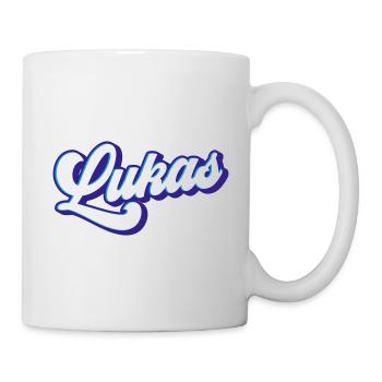 Lukas | Farben änderbar - Tasse - Weiß - Rechts