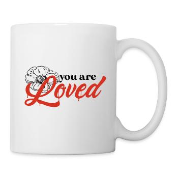 Du wirst geliebt - Tasse - Weiß - Rechts