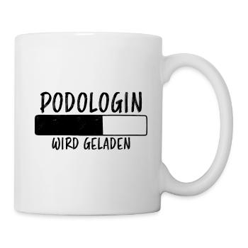 Podologin Spruch Fußpflegerin Podologin Geschenk - Tasse - Weiß - Rechts