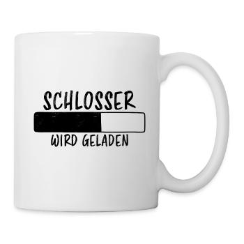 Schlosser Spruch Beruf Lustiges Schlosser Geschenk - Tasse - Weiß - Rechts