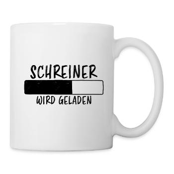 Schreiner Spruch Beruf Lustiges Schreiner Geschenk - Tasse - Weiß - Rechts