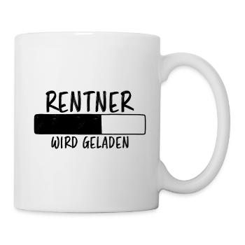 Rentner Spruch Rente Ruhestand Rentner Geschenk - Tasse - Weiß - Rechts