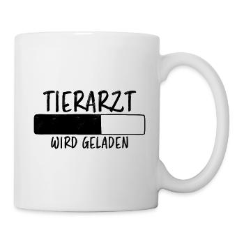 Tierarzt Spruch Beruf Lustiges Tierarzt Geschenk - Tasse - Weiß - Rechts
