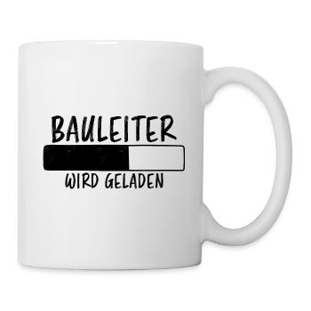 Bauleiter Spruch Baustelle Fun Bauleiter Geschenk - Tasse - Weiß - Rechts