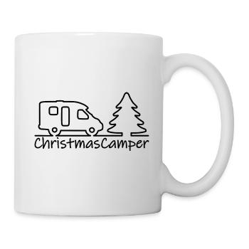 Christmas Camper - Wohnmobil Teilintegriert - Tasse - Weiß - Rechts