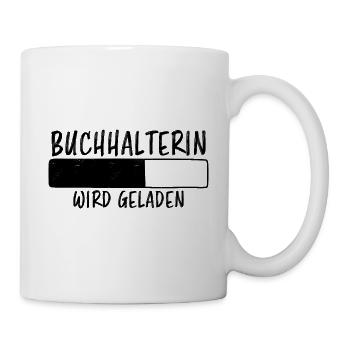 Buchhalterin Spruch Lustiges Buchhalterin Geschenk - Tasse - Weiß - Rechts