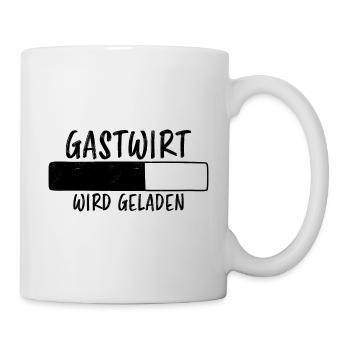 Gastwirt Spruch Kneipe Wirt Fun Gastwirt Geschenk - Tasse - Weiß - Rechts