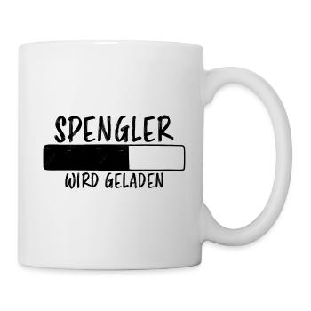 Spengler Spruch Beruf Lustiges Spengler Geschenk - Tasse - Weiß - Rechts