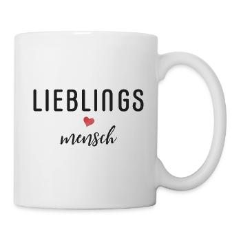 Lieblingsmensch - Tasse - Weiß - Rechts