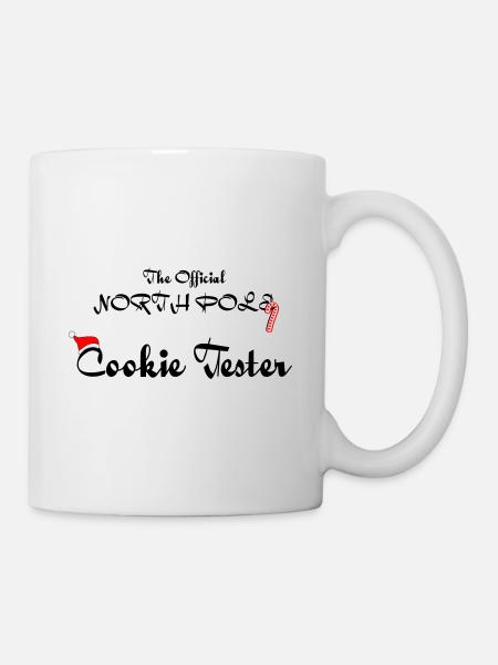The Official North Pole Cookie Tester - Mug - white