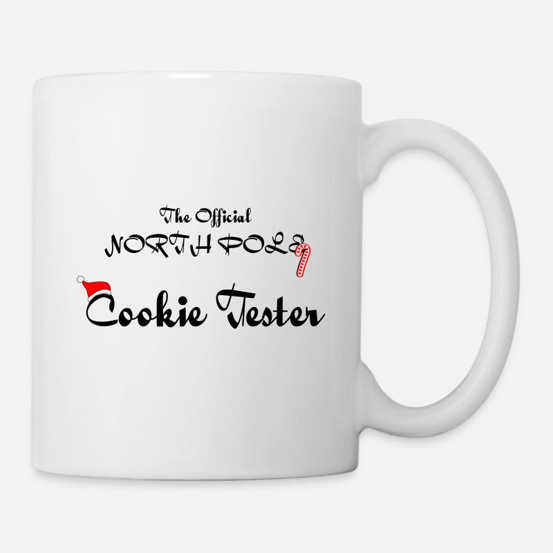Testeur officiel de biscuits - Mug blanc - blanc