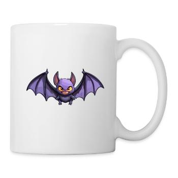 Bat / Vampire / Dracula / Animal / Halloween - Mug - white - Right