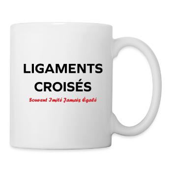 Foot ligaments croisés - Mug blanc - blanc - Droite