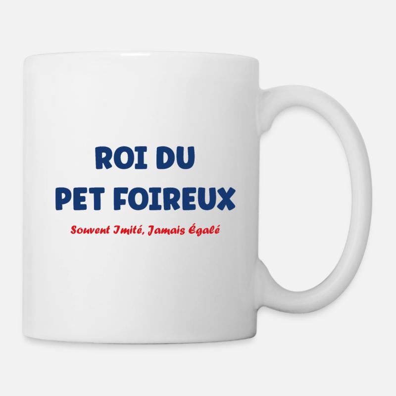 Roi du pet foireux - Mug blanc - blanc