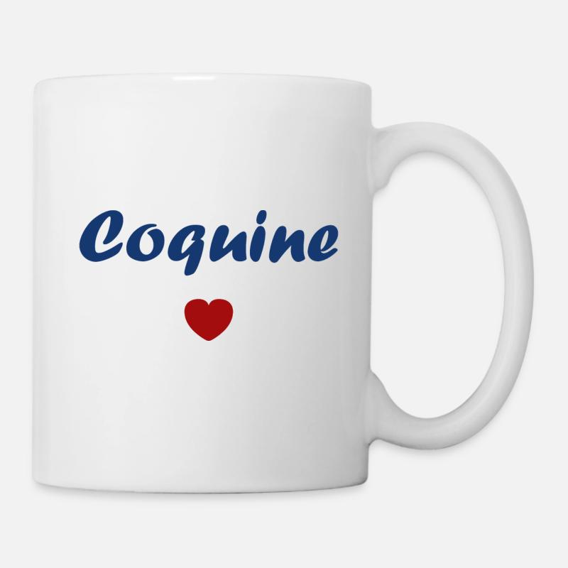 Coquine - Mug blanc - blanc