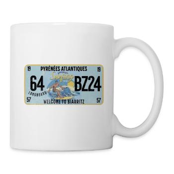 Willkommen in Biarritz - Tasse - Weiß - Rechts