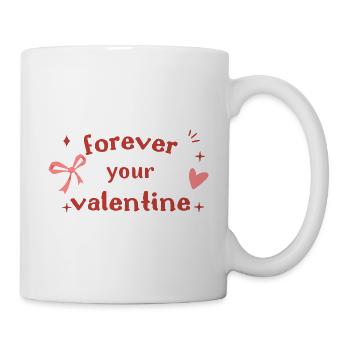 Valentinstag - Für immer Ihr Valentinstag - Tasse - Weiß - Rechts