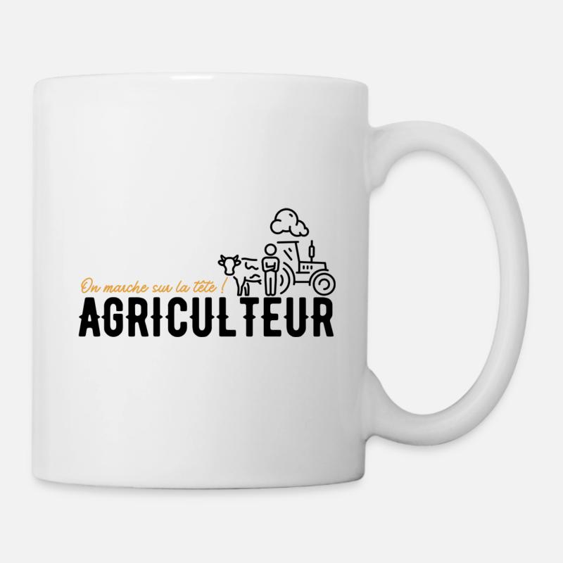 Agriculteurs français - Mug blanc - blanc
