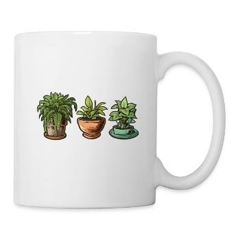 Houseplant / Potted Plant / Decoration / Pot - Mug - white - Right