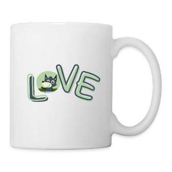 love - Tasse - Weiß - Rechts