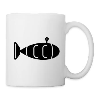 U-Boot-Boot - Tasse - Weiß - Rechts