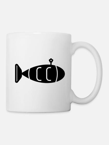 U-Boot-Boot - Tasse - Weiß