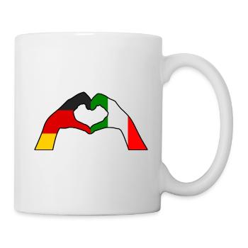 Italia Italians Germany Italy - Mug - white - Right