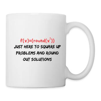 Funny Math Teacher Quote | Math Teacher Gifts - Mug - white - Right