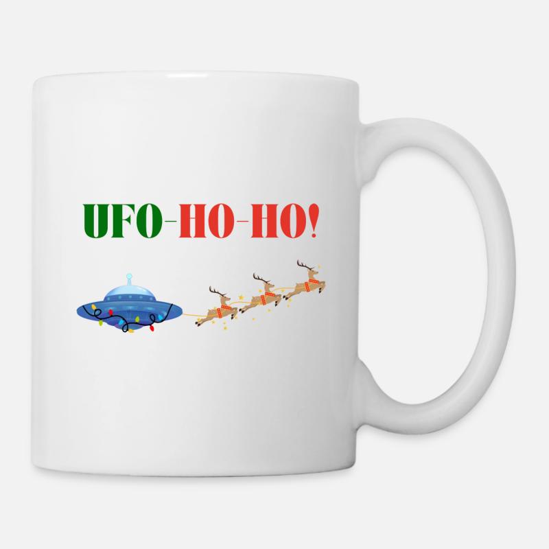 OVNI-HO-HO ! - Mug blanc - blanc