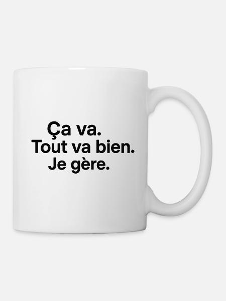Es ist okay: Alles ist gut, ich schaffe das - Tasse - Weiß