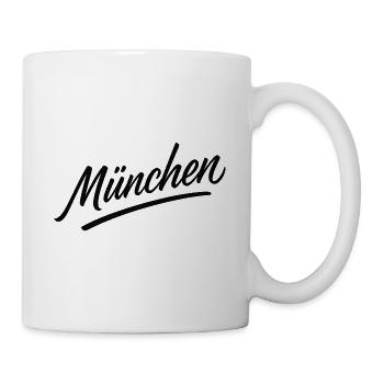 München Script Flair - Tasse - Weiß - Rechts