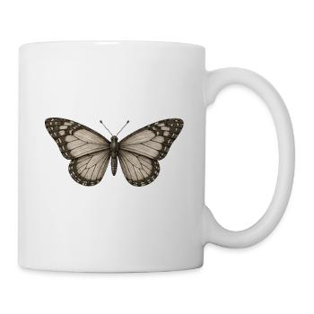 GEEKLEY – Bestiarium – Schmetterling - Tasse - Weiß - Rechts