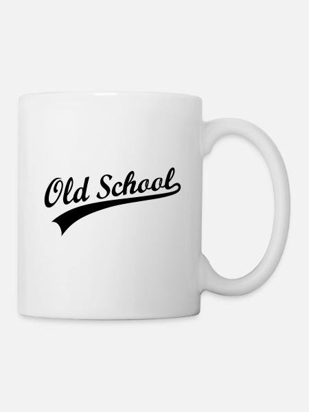 Old school - Mug blanc - blanc