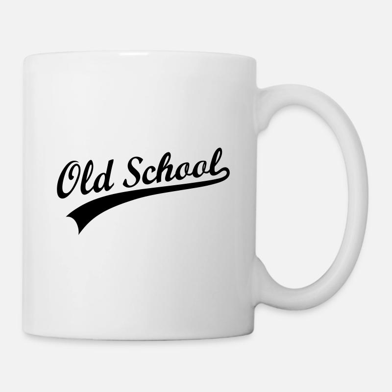 Old school - Mug blanc - blanc
