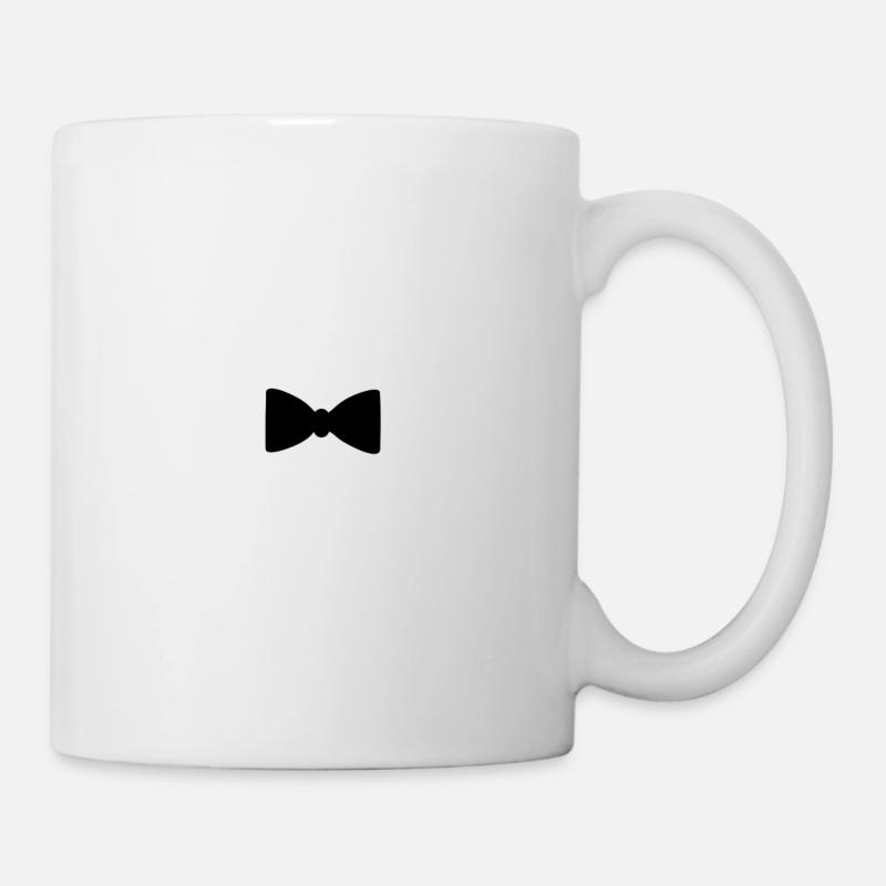 Fliege - Tasse - Weiß