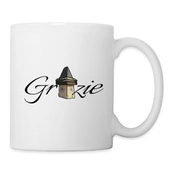 Österreich Graz Steiermark uhrturm clocktower uhr - Tasse - Weiß - Rechts