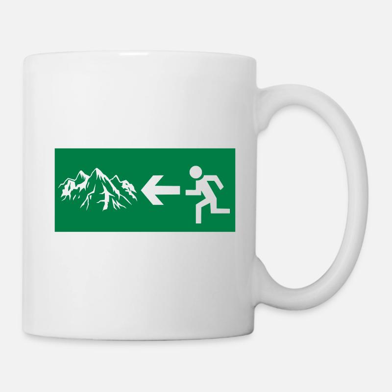 Montagnes - Mug blanc - blanc
