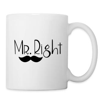 M. Droite - Mug blanc - blanc - Droite