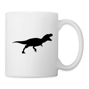 Albertosaurus dinosaurier - Tasse - Weiß - Rechts