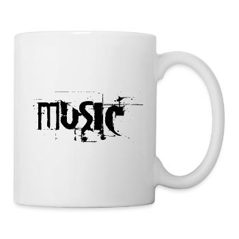musique - Mug blanc - blanc - Droite
