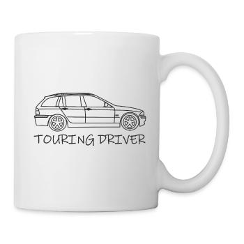 E46 Touring Driver Geschenk - Tasse - Weiß - Rechts