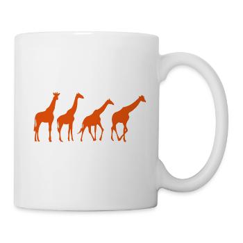 giraffe giraffe animation 2 - Tasse - Weiß - Rechts