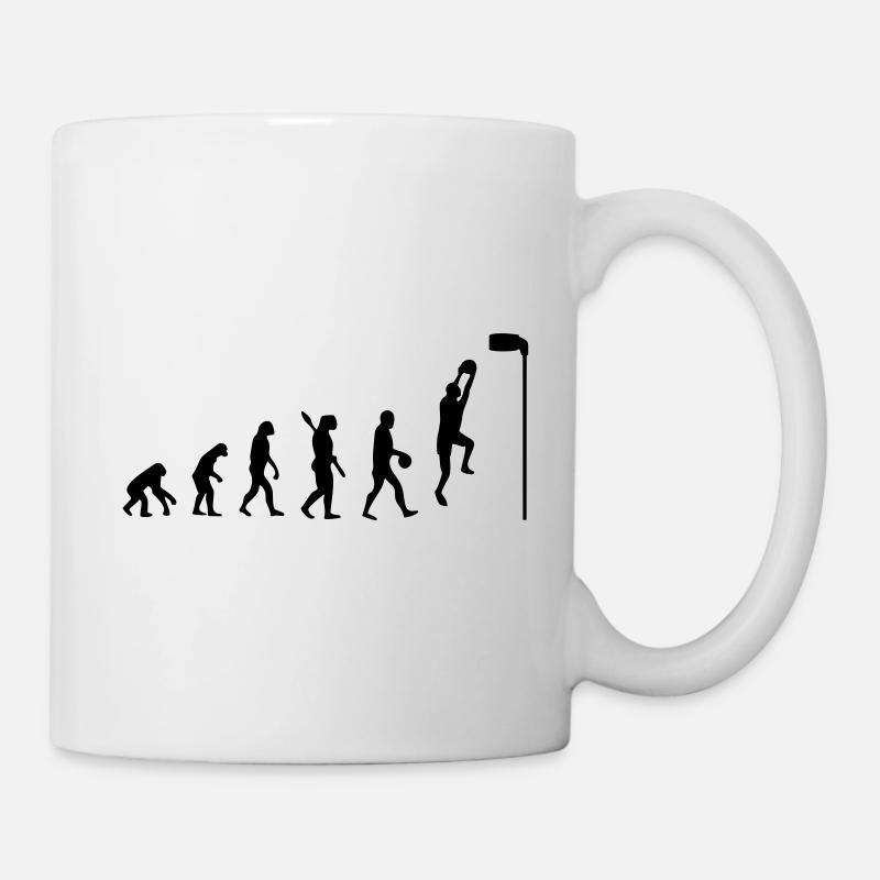 evolution korfball - Mug - white