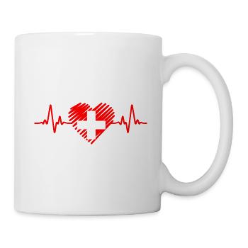 Suisse - Mug blanc - blanc - Droite