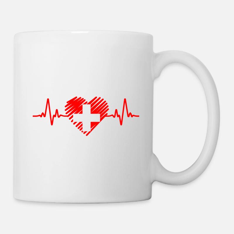 Schweiz - Tasse - Weiß