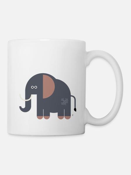 Elephant - Mug - white