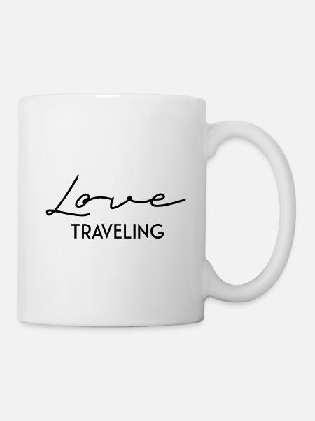 Reisen Reise Urlaub Liebe - Tasse - Weiß