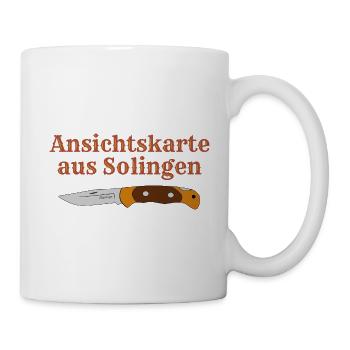 Ansichtskarte aus Solingen - Tasse - Weiß - Rechts