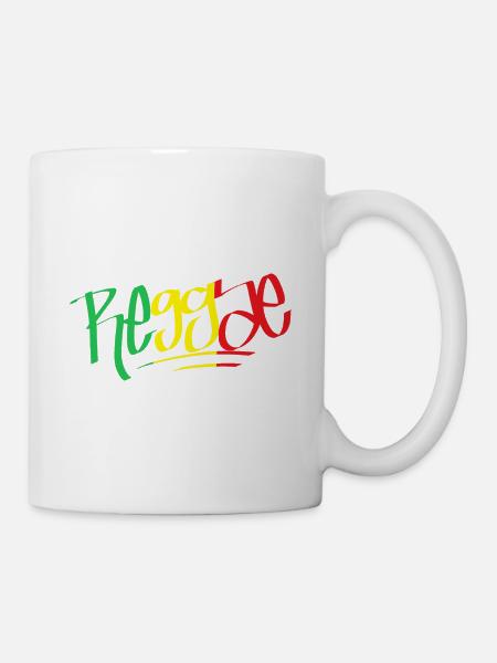 Reggae Rasta - Tasse - Weiß