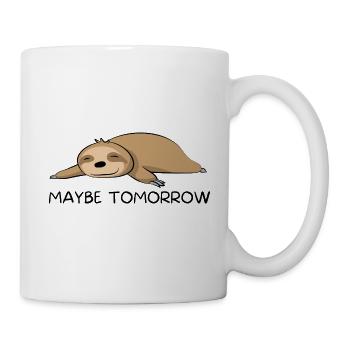 Paresseux paresseux paresseux sommeil disant froid - Mug blanc - blanc - Droite